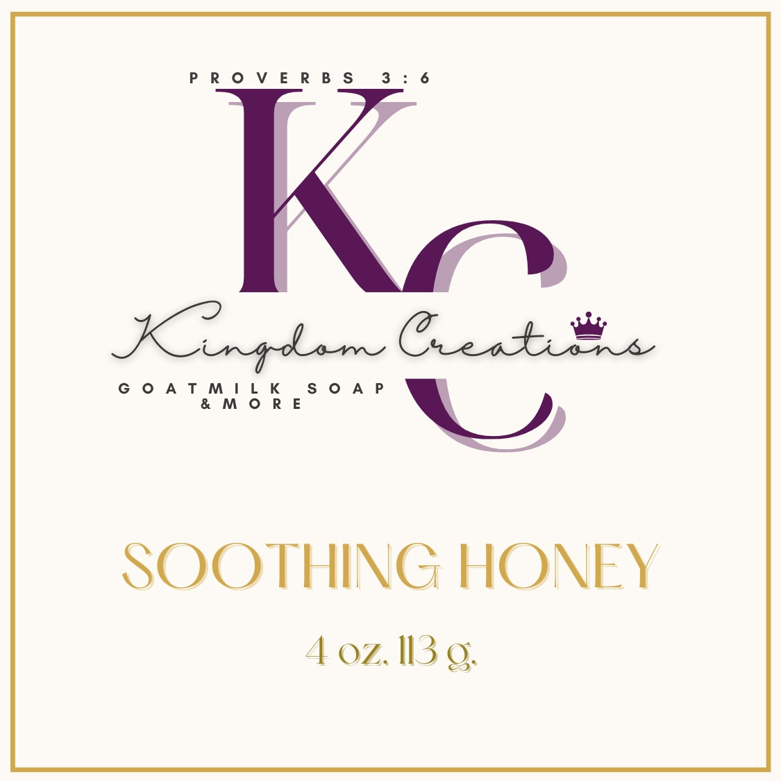 Soothing Honey Soap Bar
